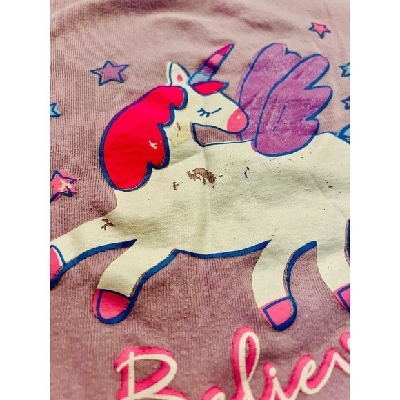 Kids Headquarters unicorn summer two-piece pajama set in a girl’s size 8 - Picture 2 of 8